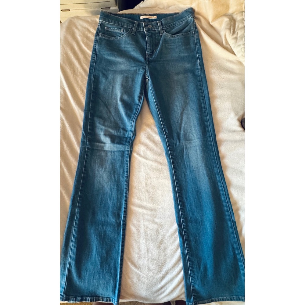 Levis 315 Shaping Bootcut Jeans Womens 28x30 Medium Wash Blue Denim 19632-0004